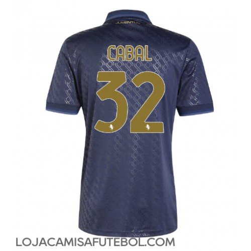 Camisa de Futebol Juventus Juan Cabal #32 Equipamento Alternativo 2024-25 Manga Curta